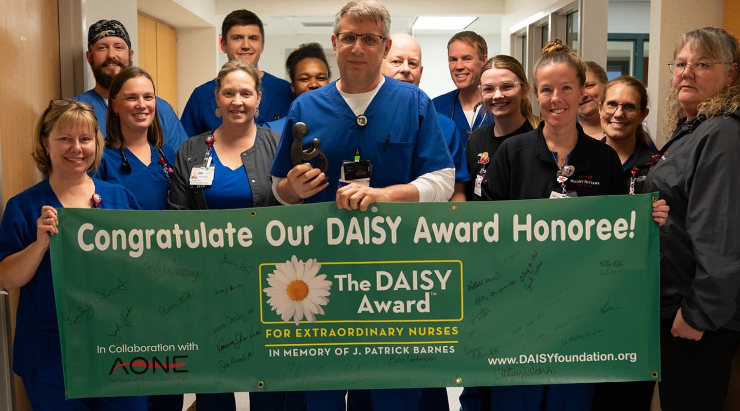 Kevin Schmader, RN, Receives DAISY Award