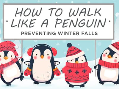 Stay Safe and Walk Like a Penguin with Mount Nittany Health and the Penn State Curling Team!