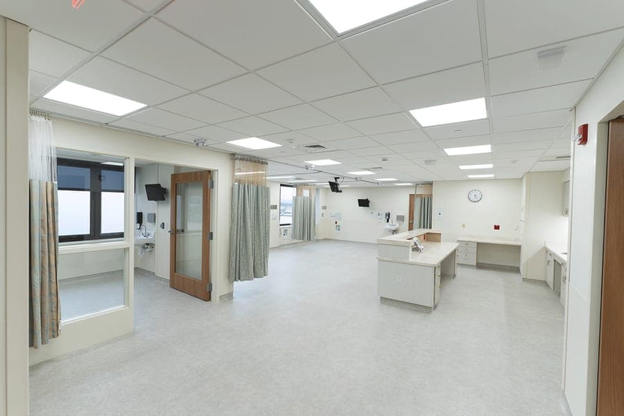 Dialysis bays
