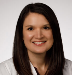 Jenna Dudukovich, MD poses for a professional headshot photo