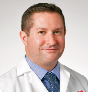 A headshot of orthopedic surgeon Dr. Kevin Wilson.