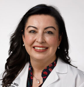 A headshot of primary care physician Dr. Tania Zuniga.