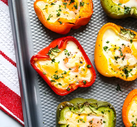 Three Ingredient Stuffed Bell Peppers