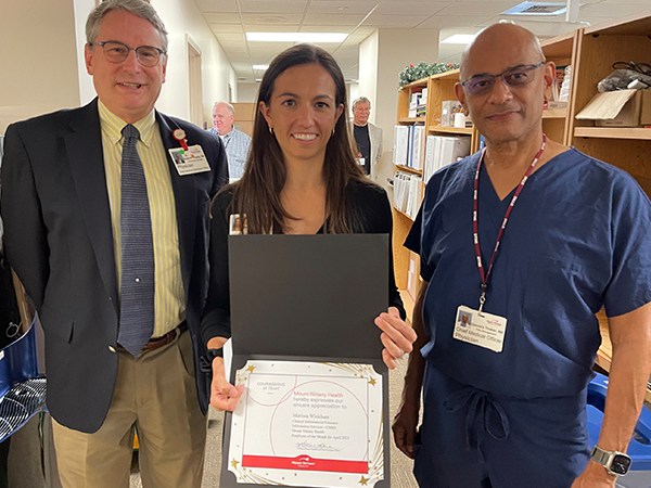 Mount Nittany Health Celebrates Marissa Wickham, MPS, RDN, LDN as its April 2023 Employee of the Month