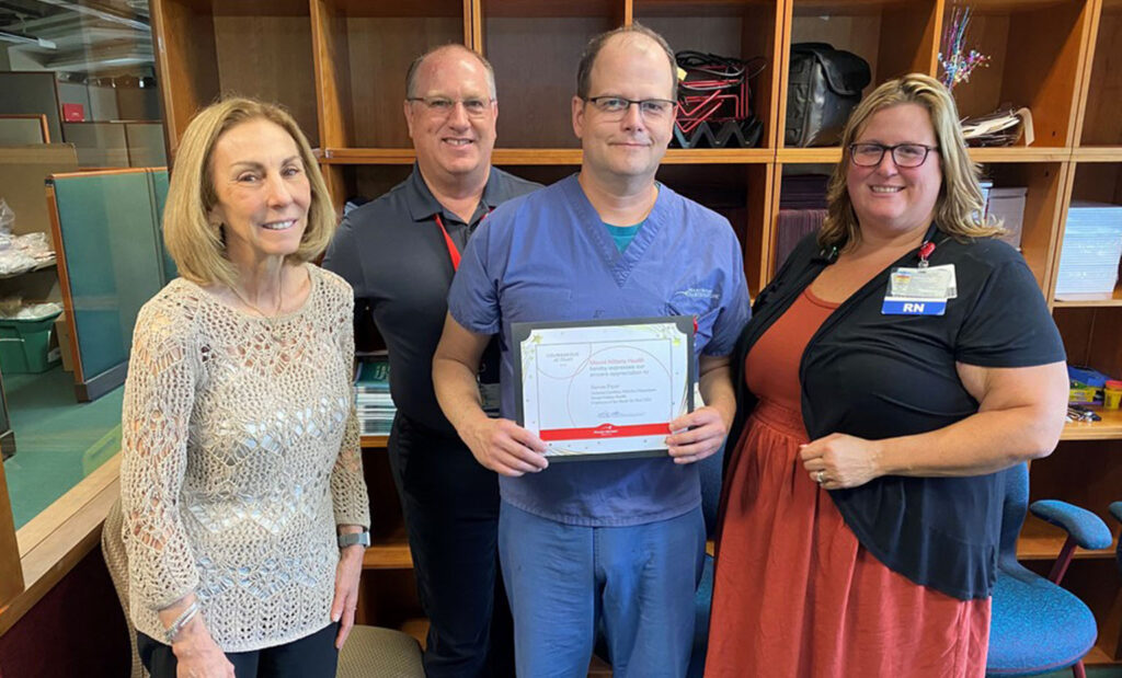 Mount Nittany Health Celebrates June 2024 Employee of the Month, Steven Pryor