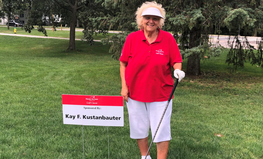 Kay Kustanbauter at the Golf Classic