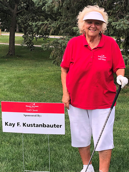 Kay Kustanbauter at the Golf Classic