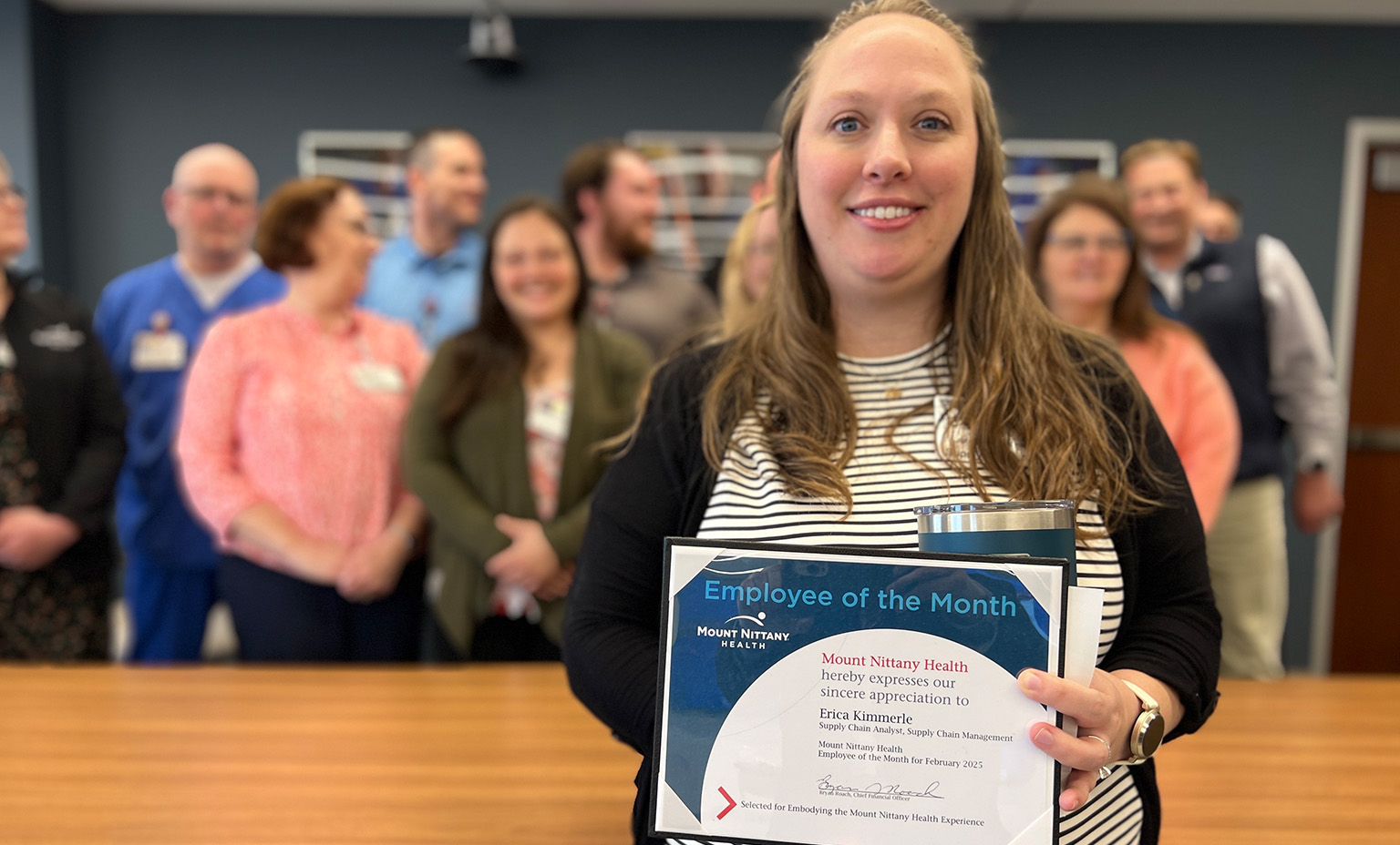 Mount Nittany Health Celebrates February 2025 Employee of the Month, Erica Kimmerle