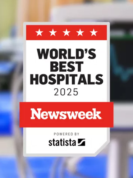 World's Best Hospital graphic for 2025