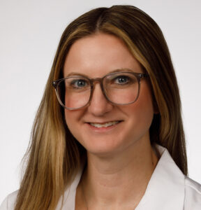 Brandi Miller, CRNP smiles for a headshot photo