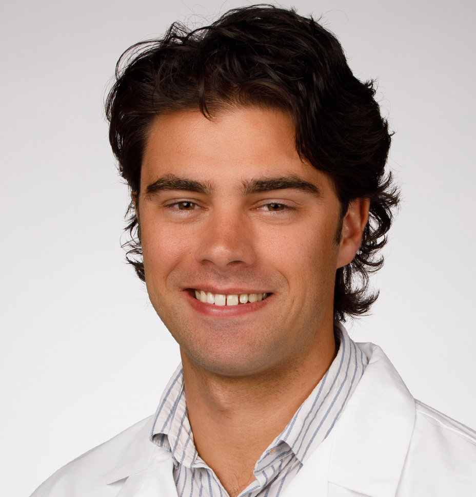 Peter Swain, DO poses for a professional headshot photo