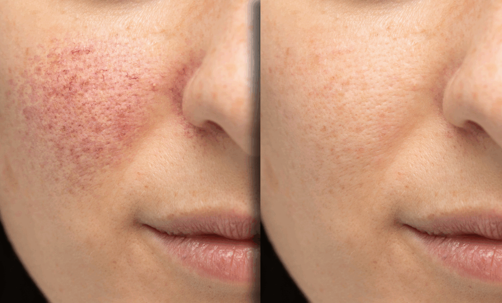 acne treatment before and after photo
