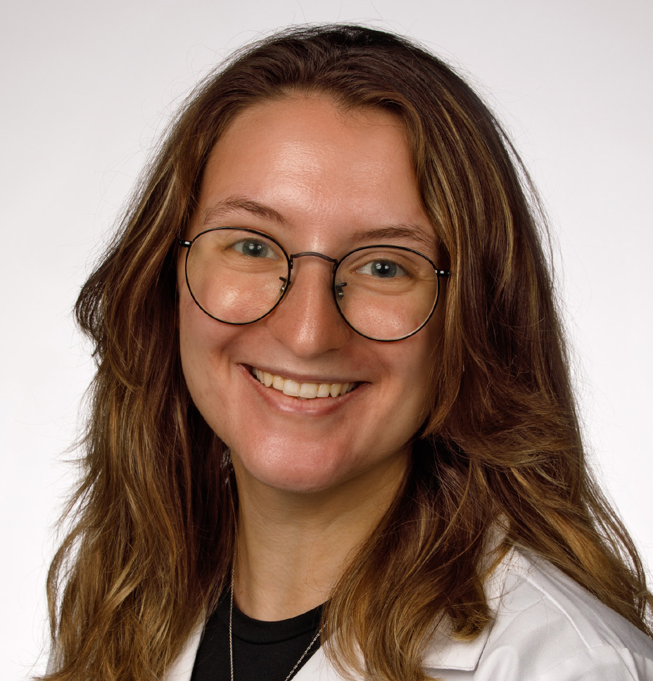 Emily Glatt, PA-C smiles for a professional headshot photo